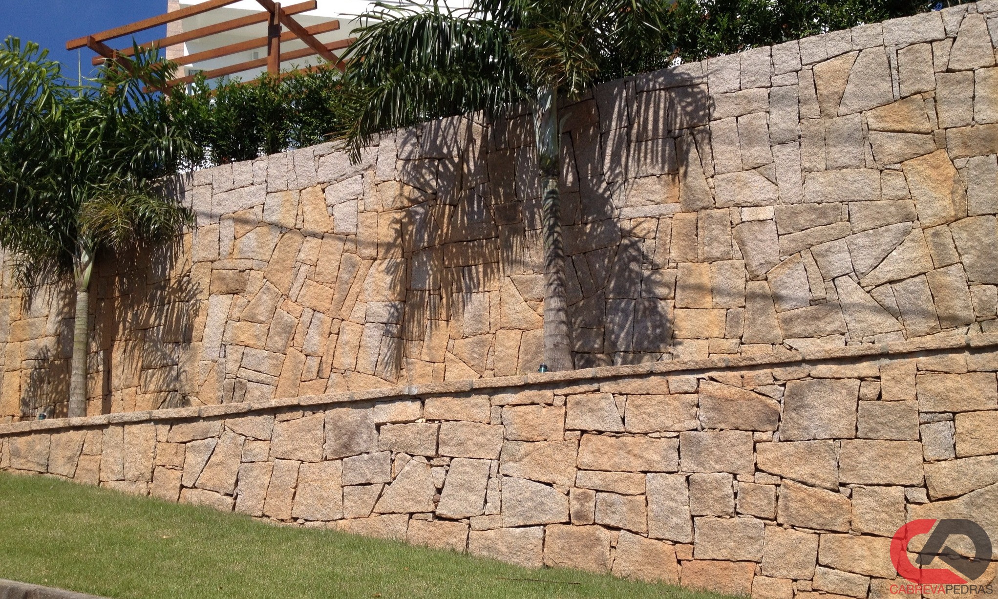 muro em pedra